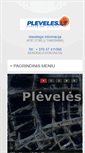 Mobile Screenshot of pleveles.lt